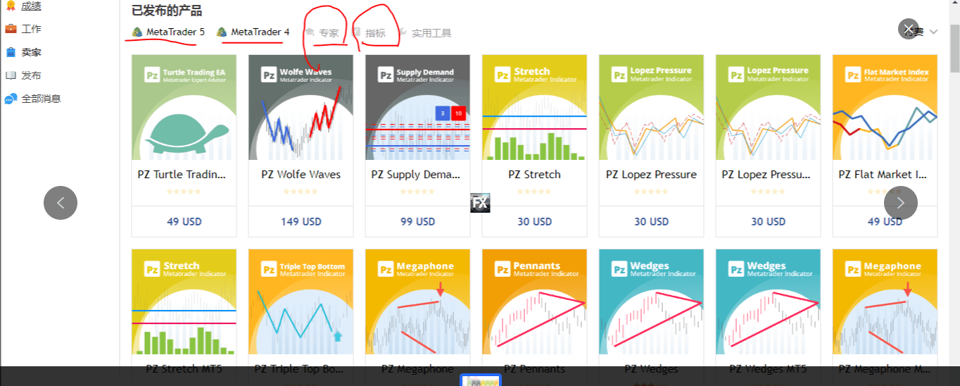 pz系列mt4+mt5指标 +ea 全系列 - 外汇EA资源网-外汇EA资源网